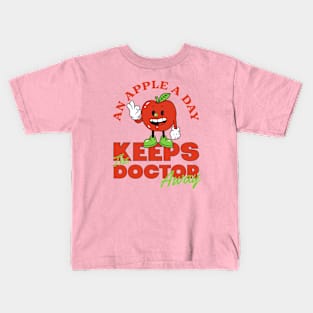 An Apple A Day Keeps The Doctor Away Kids T-Shirt